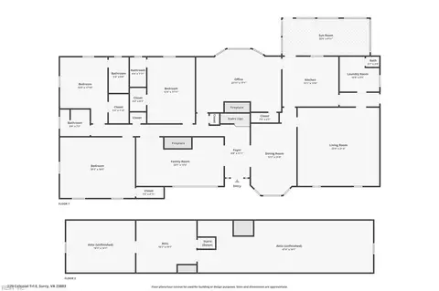 Floorplan - 279 Colonial Trl E, Surry, VA 23883 photo 2 of 2