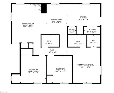 Floorplan - 1012 Balview Ave, Norfolk, VA 23503 photo 1 of 2