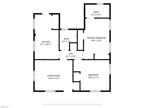Floorplan - 6422 Devonshire Rd, Norfolk, VA 23513 photo 1 of 1