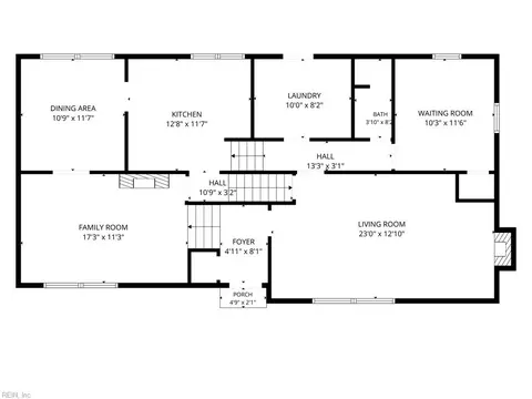 Floorplan - 45 Azalea Dr, Hampton, VA 23669 photo 1 of 3