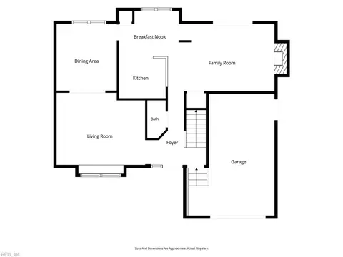 Floorplan - 162 Alaric Dr, Hampton, VA 23664 photo 1 of 2