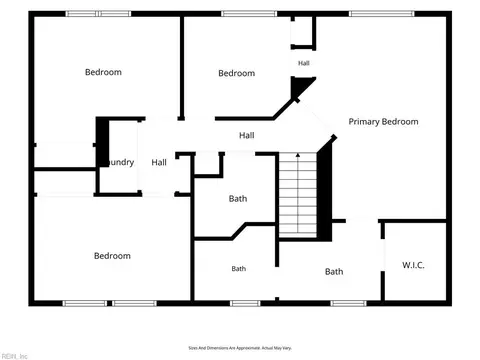 Floorplan - 162 Alaric Dr, Hampton, VA 23664 photo 2 of 2
