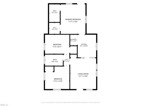 Floorplan - 7422 Davidson St, Norfolk, VA 23513 photo 1 of 1