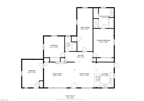 Floorplan - 45 Salem St, Hampton, VA 23669 photo 3 of 3