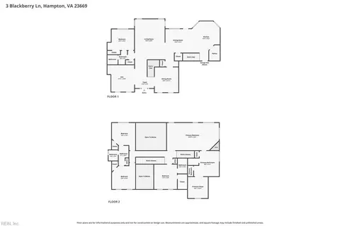 Floorplan - 3 Blackberry Ln, Hampton, VA 23669 photo 1 of 3