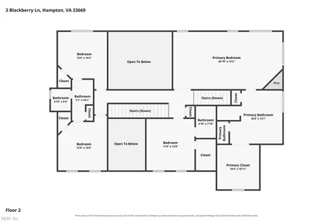 Floorplan - 3 Blackberry Ln, Hampton, VA 23669 photo 3 of 3