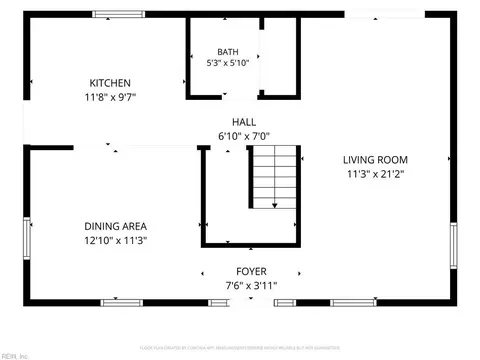 Floorplan - 243 Windsor Rd, North, VA 23128 photo 1 of 3