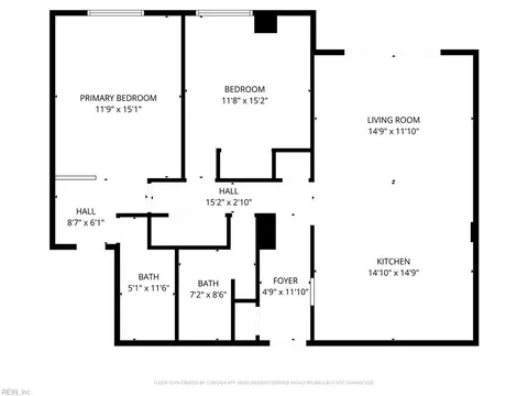 Floorplan - 100 E Ocean View Ave #210, Norfolk, VA 23503 photo 1 of 1