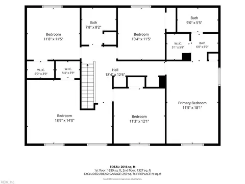 Floorplan - 8 Pasadena Ct, Hampton, VA 23666 photo 1 of 3
