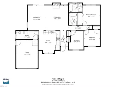 Floorplan - 11 Rosser Dr, Hampton, VA 23669 photo 2 of 2
