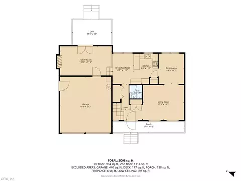 Floorplan - 22 Charlene Loop, Hampton, VA 23666 photo 2 of 3