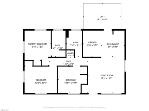 Floorplan - 1830 Beall Dr, Hampton, VA 23663 photo 1 of 1