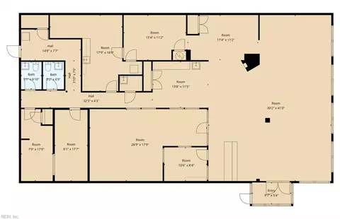 Floorplan - 2420 W Mercury Blvd, Hampton, VA 23666 photo 1 of 1