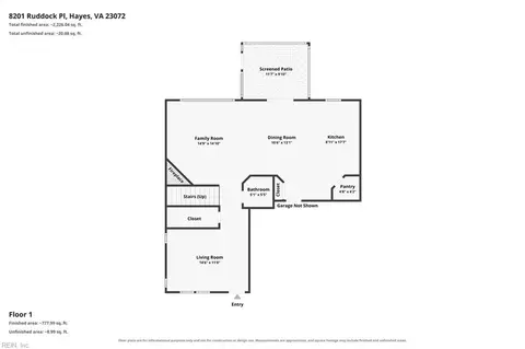 Floorplan - Undisclosed, Gloucester County, VA 23072 photo 1 of 4