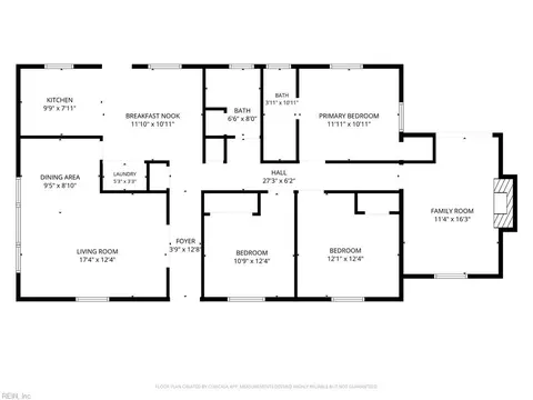 Floorplan - 3532 Evangeline St, Norfolk, VA 23502 photo 1 of 1