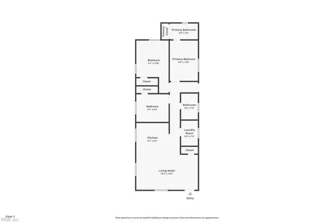 Floorplan - 724 Hemlock Ave, Hampton, VA 23661 photo 1 of 1
