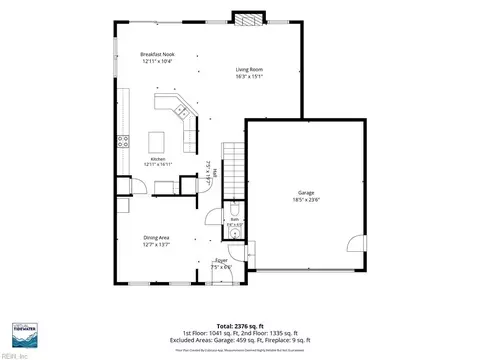 Floorplan - 67 Manilla Ln, Hampton, VA 23669 photo 1 of 2