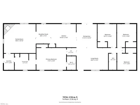 Floorplan - 6477 Hickory Knoll Rd, Gloucester, VA 23061 photo 1 of 1