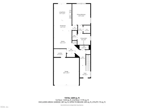Floorplan - 2210 Fallon Cir, Williamsburg, VA 23188 photo 1 of 2