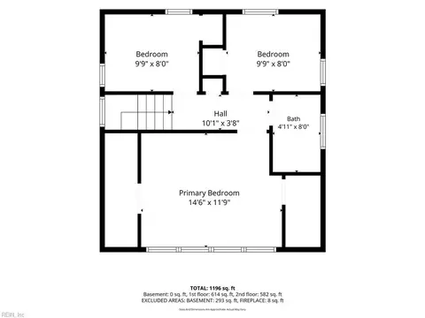Floorplan - 44 Cherry Ave, Hampton, VA 23661 photo 2 of 3