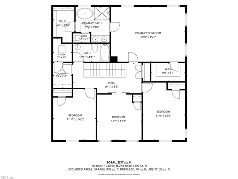 Floorplan - 3109 Codorus St, Chesapeake, VA 23323 photo 2 of 3