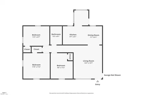 Floorplan - 4567 Dora Cir, Norfolk, VA 23513 photo 1 of 1