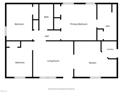 Floorplan - 6331 Hickory Fork Rd, Gloucester, VA 23061 photo 1 of 1