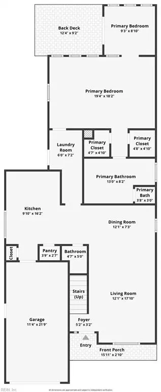 Floorplan - 2532 Lanier St, Chesapeake, VA 23324 photo 1 of 2