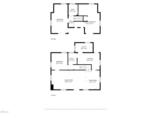 Floorplan - 607 Lee St, Hampton, VA 23669 photo 2 of 3