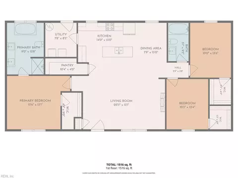 Floorplan - 5738 Hickory Fork Rd, Gloucester, VA 23061 photo 1 of 1