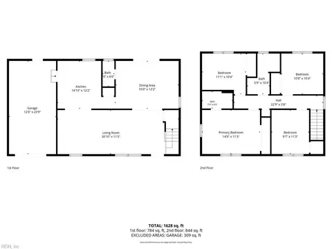 Floorplan - 3211 Custer Ct, Hampton, VA 23666 photo 6 of 6