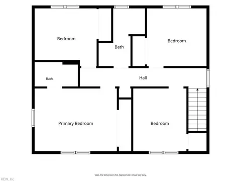 Floorplan - 3211 Custer Ct, Hampton, VA 23666 photo 2 of 6
