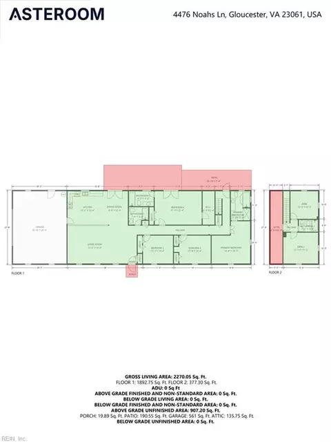 Floorplan - 4476 Noahs Ln, Gloucester, VA 23061 photo 1 of 3