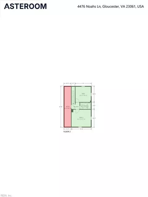 Floorplan - 4476 Noahs Ln, Gloucester, VA 23061 photo 3 of 3