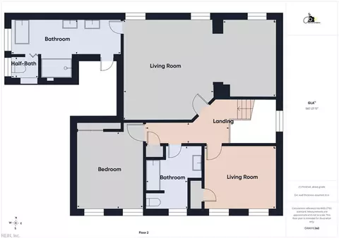 Floorplan - 127 Baker Farm Dr, Hampton, VA 23666 photo 2 of 3