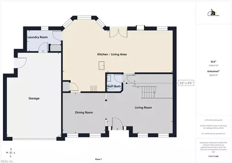 Floorplan - 127 Baker Farm Dr, Hampton, VA 23666 photo 3 of 3