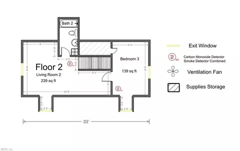 Floorplan - 125 S Fourth St, Hampton, VA 23664 photo 2 of 3