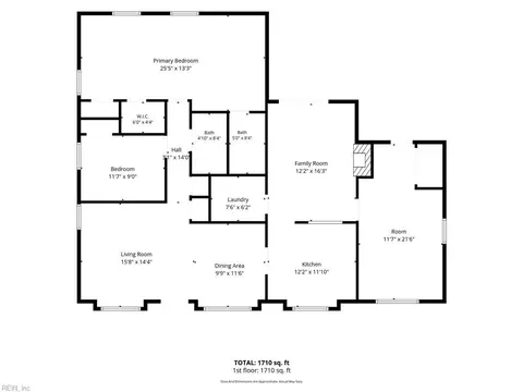 Floorplan - 135 Springdale Way, Hampton, VA 23666 photo 1 of 1
