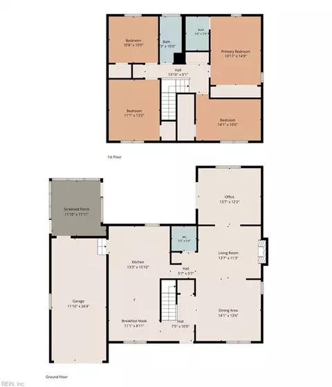 Floorplan - 8 Fort Worth St, Hampton, VA 23669 photo 1 of 1