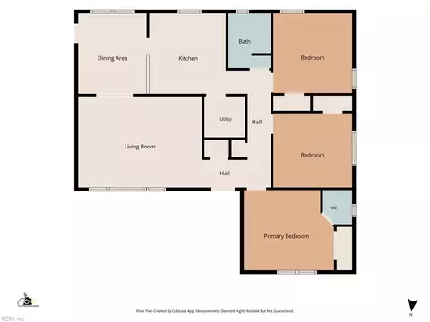 Floorplan - 110 Southerland Dr, Hampton, VA 23669 photo 1 of 1
