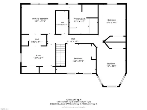 Floorplan - 15 Ruth Cir, Hampton, VA 23666 photo 2 of 2