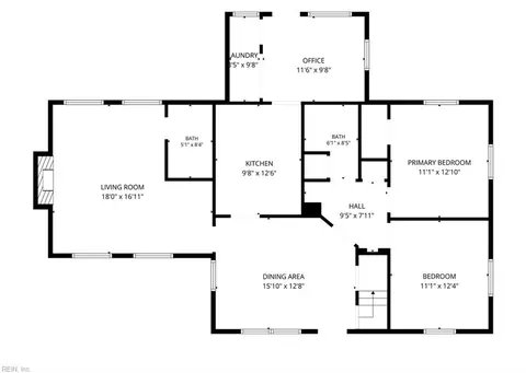 Floorplan - 318 E Gilpin Ave, Norfolk, VA 23503 photo 2 of 3