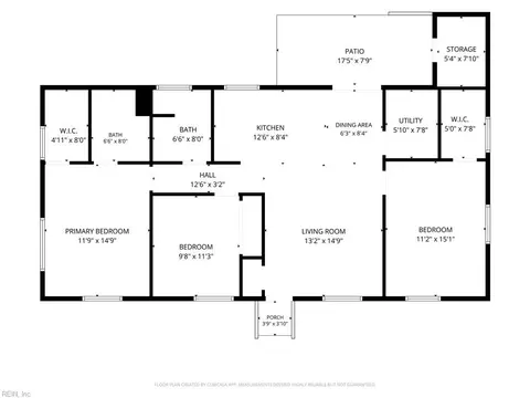 Floorplan - 1936 Beall Dr, Hampton, VA 23663 photo 1 of 1