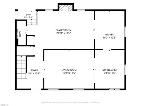 Floorplan - 65 Tide Mill Ln, Hampton, VA 23666 photo 1 of 4