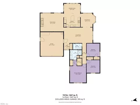 Floorplan - 3 Thomas Athey Ct, Hampton, VA 23666 photo 1 of 1