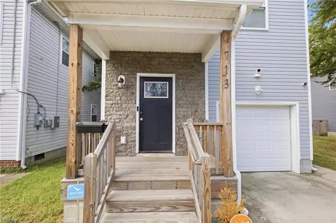 Exterior - 713 Hemlock Ave, Hampton, VA 23661 photo 4 of 8