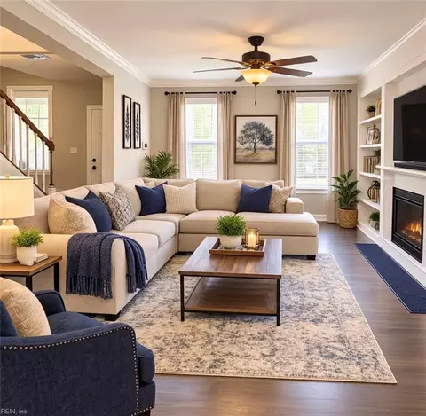 Living - 7 White Oak Trl, Hampton, VA 23669 photo 7 of 7