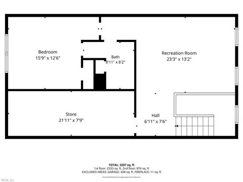 Floorplan - 207 Apprentice Lndg, Williamsburg, VA 23185 photo 2 of 3