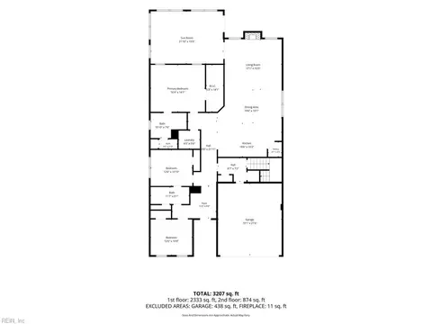 Floorplan - 207 Apprentice Lndg, Williamsburg, VA 23185 photo 1 of 3
