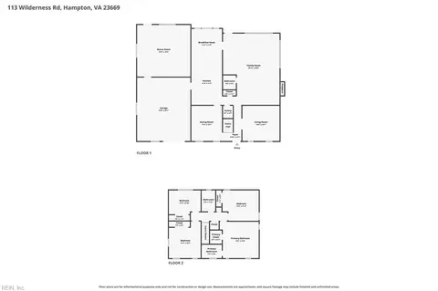Floorplan - 113 Wilderness Rd, Hampton, VA 23669 photo 1 of 2